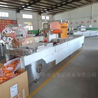 玉米肠全自动拉伸膜包装机
